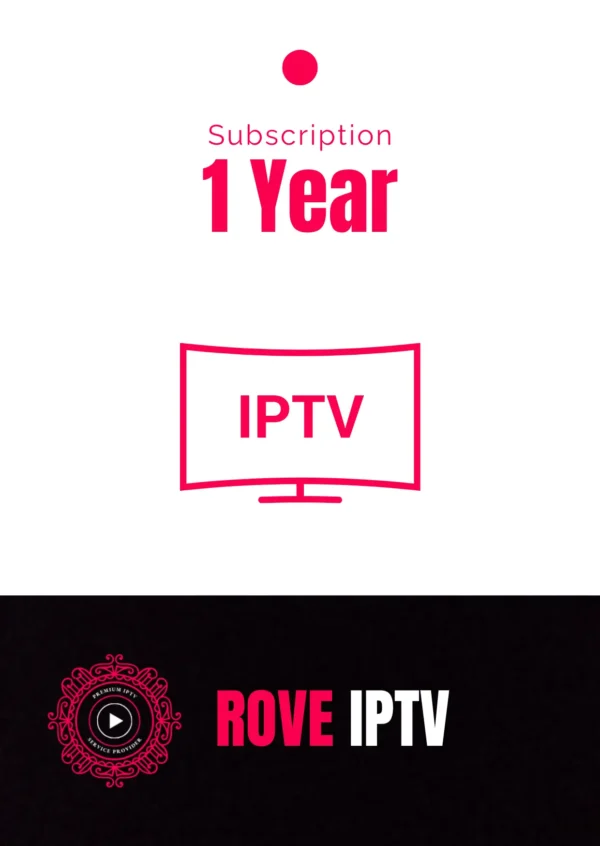 1 Year IPTV Subscription